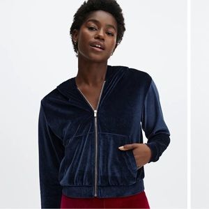 NWT Fabletics Donna Velour Hoodie Size Small